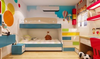 Cách trang trí giường tầng cho bé cực đẹp, cực dễ thương