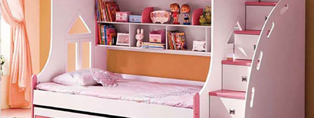 Những mẫu giường 2 tầng cho bé gái hot nhất 2023