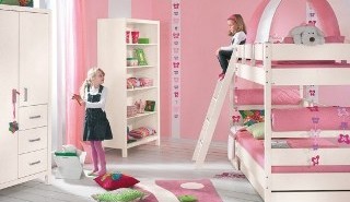 Giường tầng, không gian tuyệt vời cho trẻ em