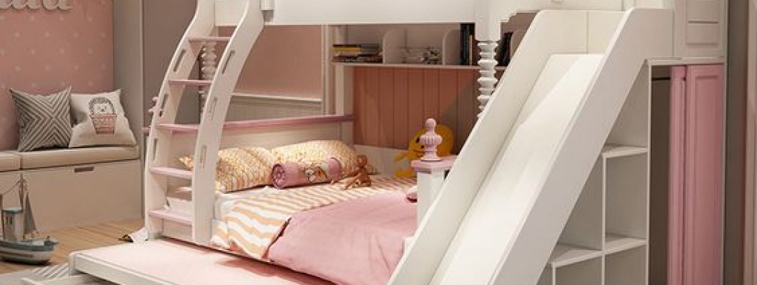 Những mẫu giường tầng cho bé gái xinh xắn, đáng yêu