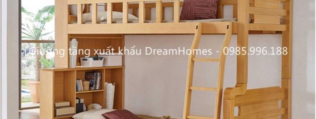 Mách bố mẹ địa chỉ bán giường tầng cho trẻ em giá rẻ, uy tín ở Hà Nội