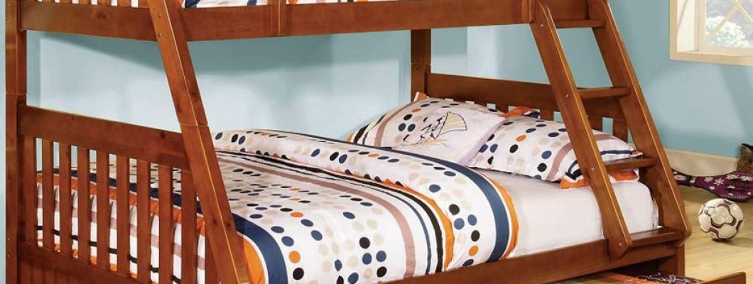 Những mẫu giường tầng gỗ 1m4x2m cho bé hot nhất 2023