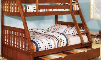 Những mẫu giường tầng gỗ 1m4x2m cho bé hot nhất 2023