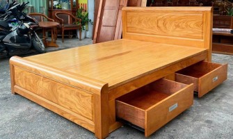 Những mẫu giường ngủ gỗ tự nhiên hiên đại