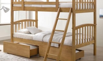 Gợi ý mẫu giường tầng gỗ cho bé tiện ích thông minh