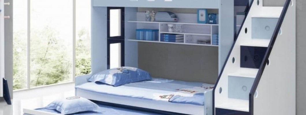 Giường tầng kệ sách – sản phẩm thông minh cho mọi gia đình