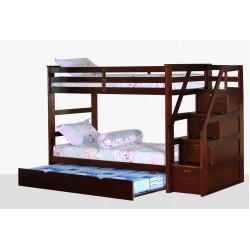 Giường 3 Tầng rẻ đẹp GT 165 Màu Nâu