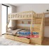 Mẫu Giường Tầng Gỗ OBA Cao Cấp - Màu Gỗ Tự Nhiên