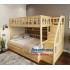 Giường Tầng Gỗ Ben-A Cao Cấp - Màu Gỗ Tự Nhiên