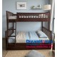 Giường tầng cho bé 1m2 GT 118 thang đổi chiều - Màu Nâu