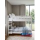 Giường tầng trẻ em 1m2x2m GT1212 - Màu Trắng Giường tầng trẻ em 1m2x2m GT1212 - Màu Trắng