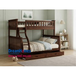 Giường Tầng 1m4-1m2 Cho Bé - GT1412 - Màu Nâu Giường Tầng 1m4-1m2 Cho Bé - GT1412 - Màu Nâu