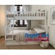 Giường Tầng 1m4-1m2 Cho Bé - GT1412 - Màu Trắng Giường Tầng 1m4-1m2 Cho Bé - GT1412 - Màu Trắng