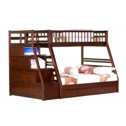  Giường Tầng Trẻ Em GT 192 Xuất Khẩu EU Màu Nâu