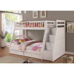 Giường Tầng Trẻ Em GT 192 Xuất Khẩu EU Màu Trắng