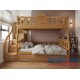 Giường Tầng Cho Bé 1m2-1m gỗ Sồi Nga Thang Hộp - GTS04