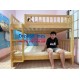 Giường tầng trẻ em 1m2x2m GT1212 - Màu tự nhiên