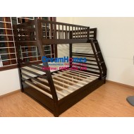 Giường 2 Tầng Gỗ Tự Nhiên GT 129 - Màu Nâu