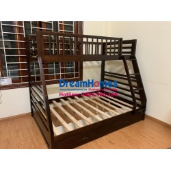 Giường 2 Tầng Gỗ Tự Nhiên GT 129 - Màu Nâu