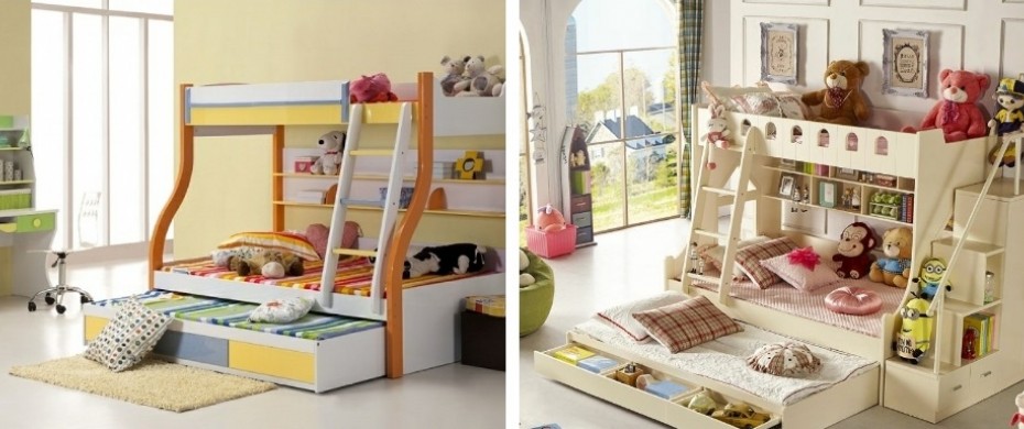 Giường tầng siêu dễ thương của bé