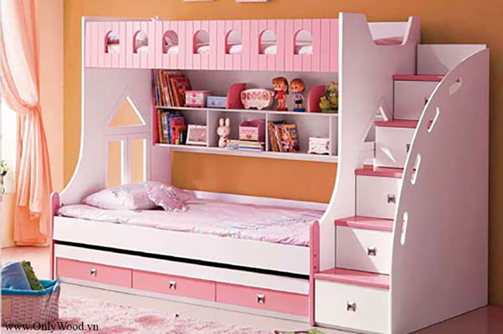 Giường tầng cho bé gái