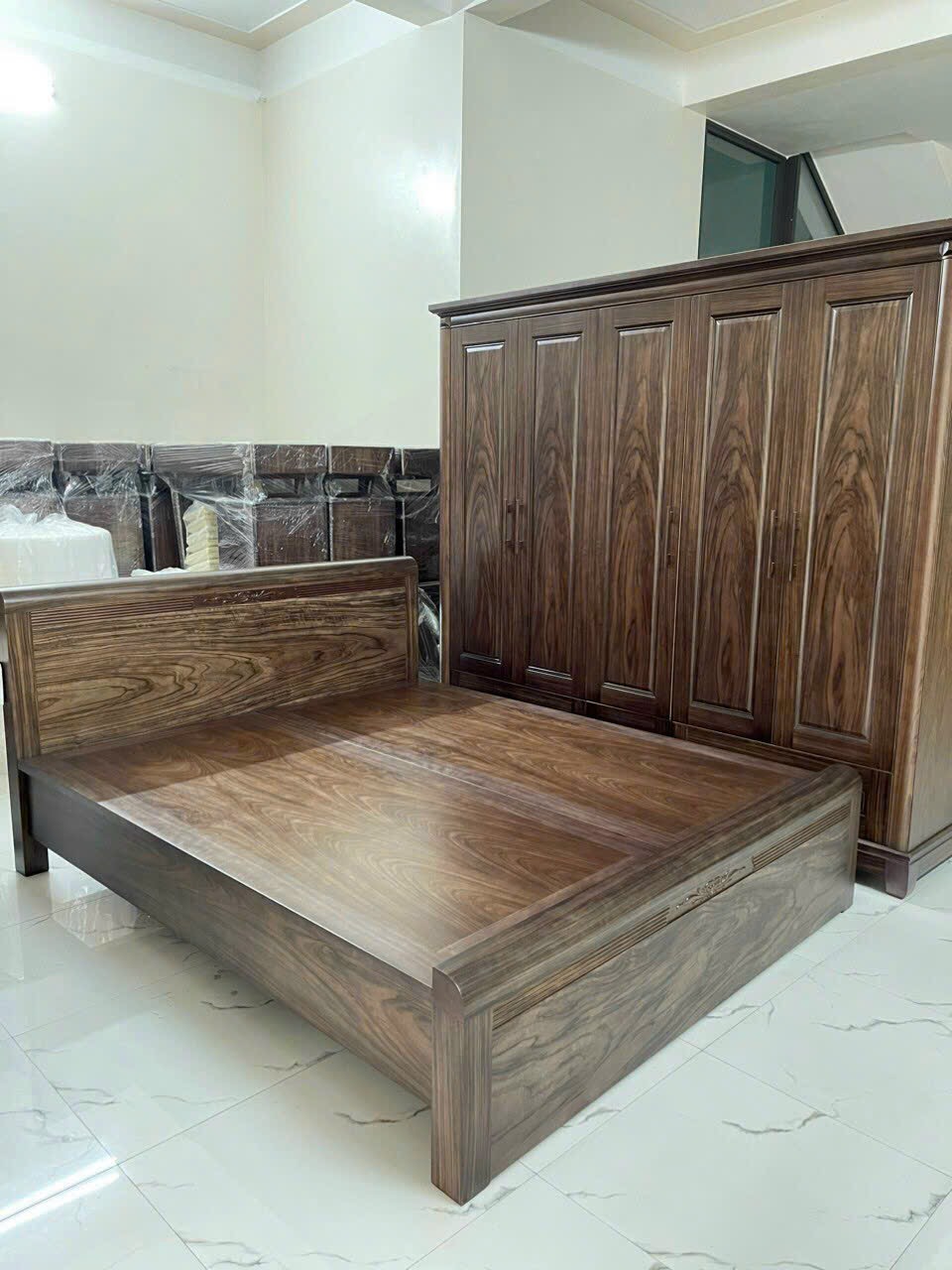Giường ngủ gỗ mang đến một cảm giác thoải mái