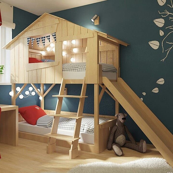 Giường tầng ngôi nhà trẻ em