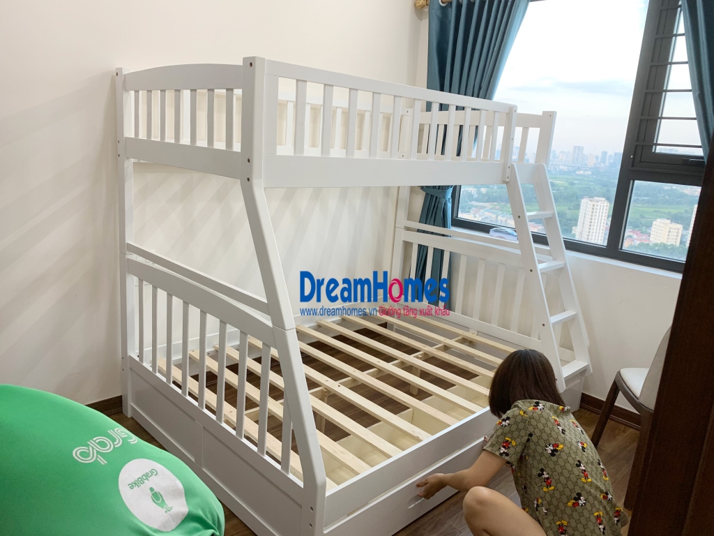 Giường tầng trẻ em rẻ đẹp GT 029 Hà Nội