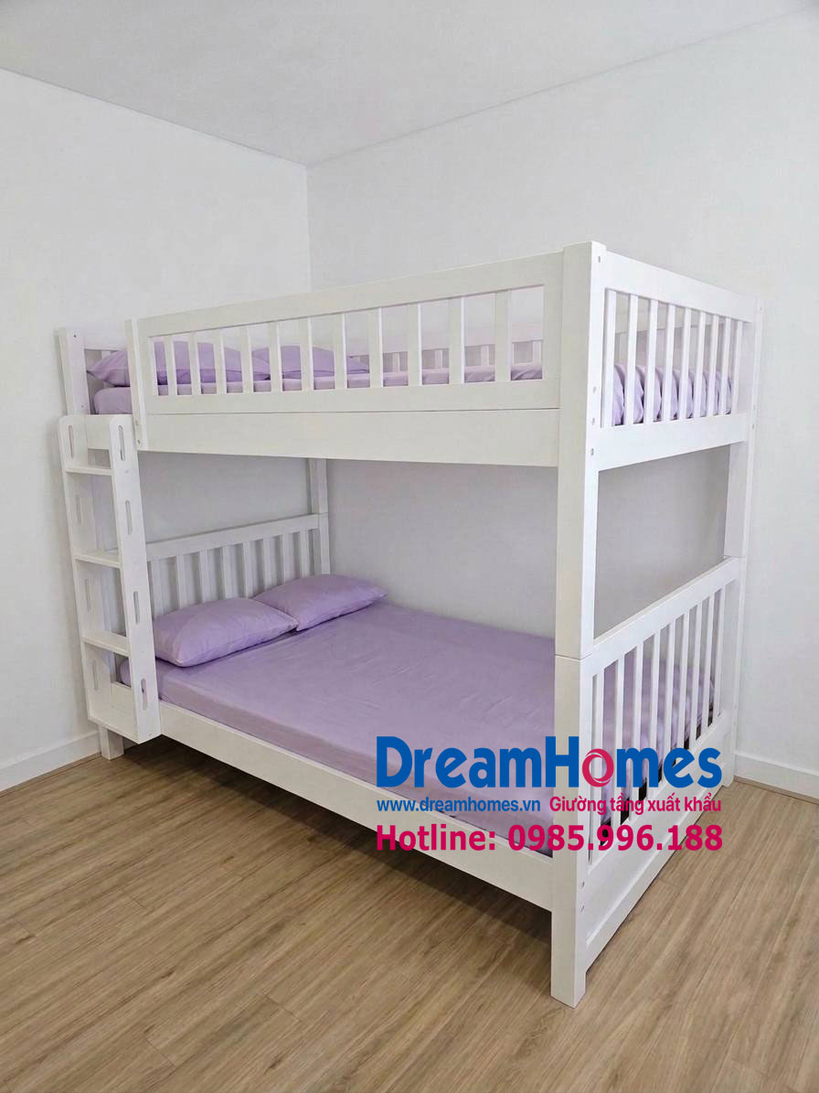 lắp đặt Giường Tầng cho bé 1m2 gỗ tự nhiên GT1212 màu trắng lắp đặt Giường Tầng cho bé 1m2 gỗ tự nhiên GT1212 màu trắng