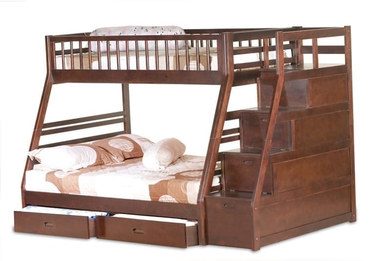 giường tầng gỗ tự nhiên cho trẻ em 