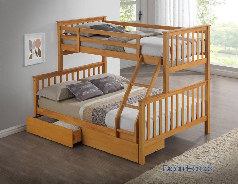 Giường tầng gỗ xuất khẩu trẻ em